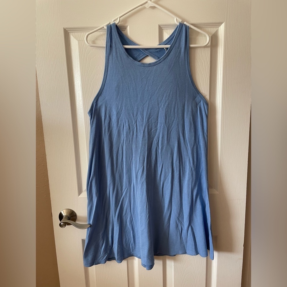 Tresics Blue Dress - Open back Size Medium